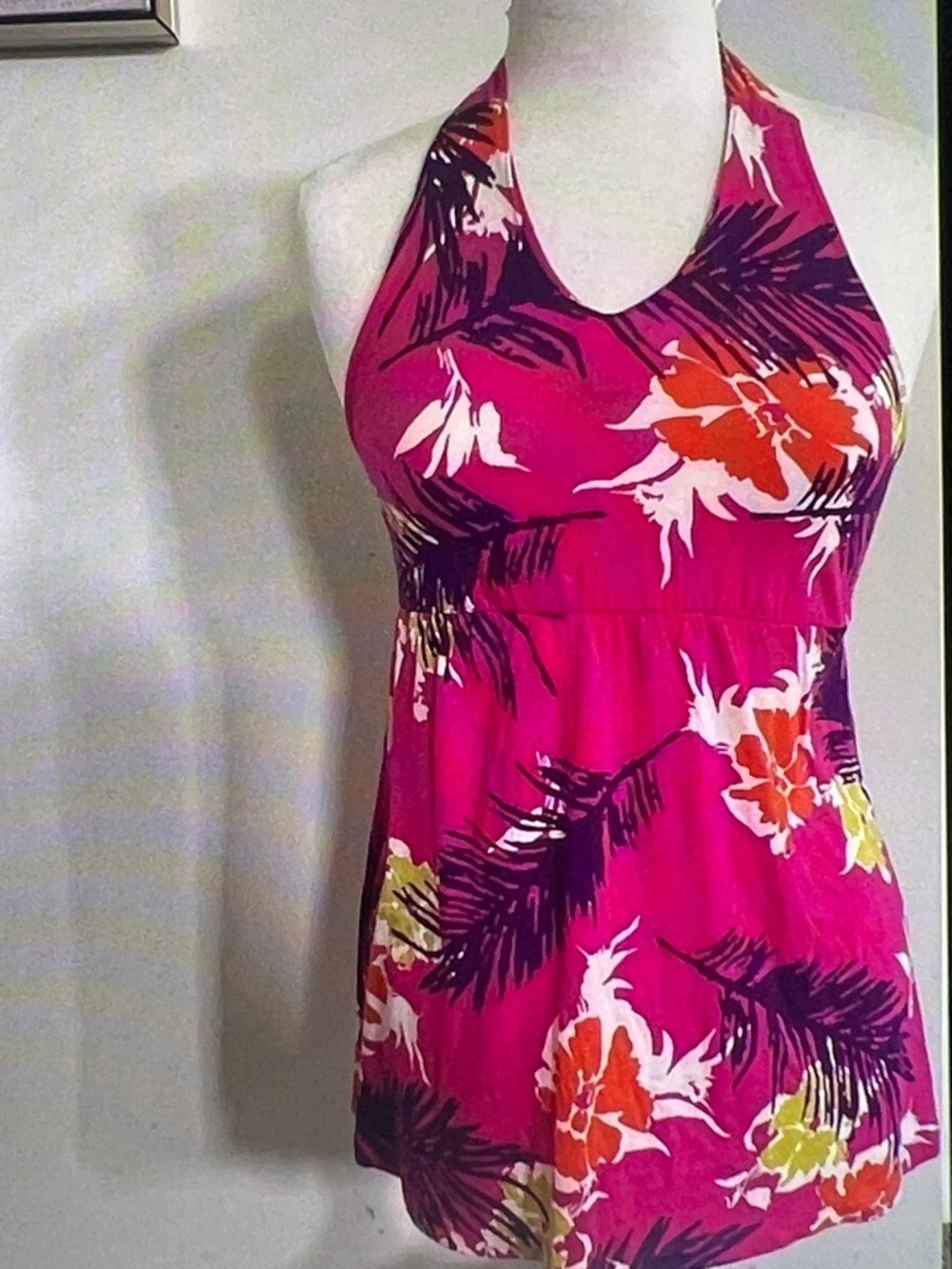 Old navy flower halter Tank top